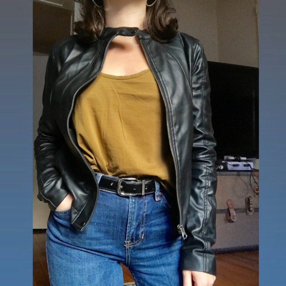 Jack Brand Faux-Leather Jacket